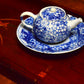 Oryoqi™ Blue Rhapsody Teapot with matching Tray